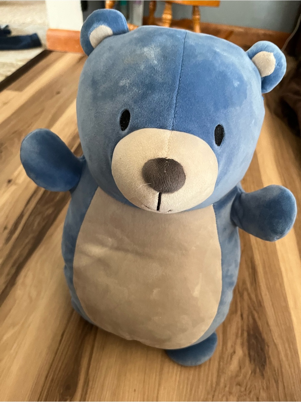 Squishmallow Celeste Cobalt Blue Bear Kellytoy Hug Mees Plush Rare Soft 2019